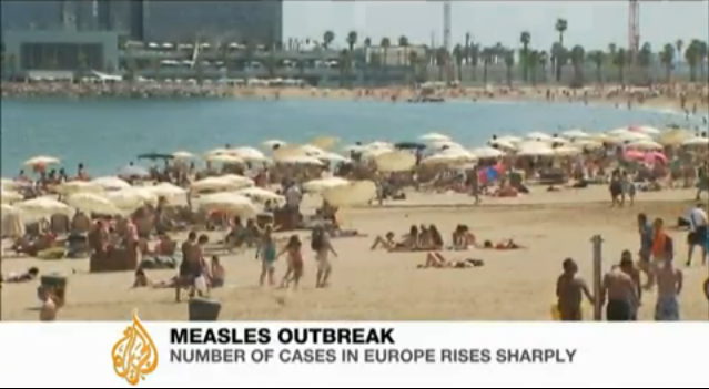 Measles bounce back in Europe